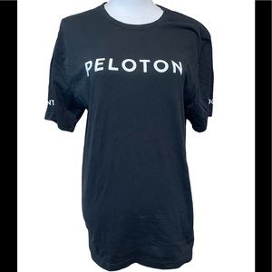 BLACK PELOTON CENTURY 100 T SHIRT, SIZE LARGE